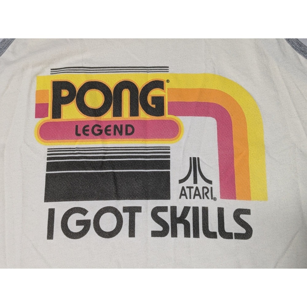 ATARI PONG LEGEND I HAVE SKILLS x JUNK FOOD RETRO Women 2XL Ivory Tank Top - Picture 4 of 15